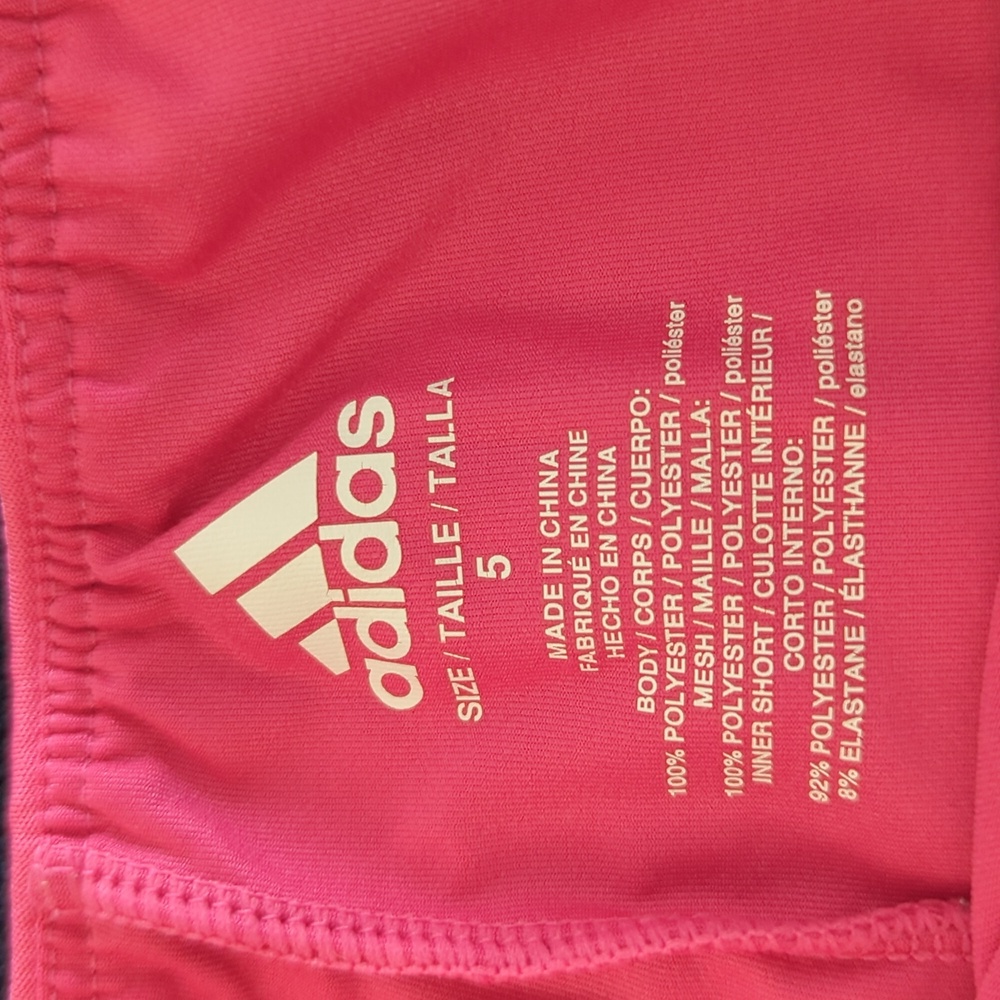 Adidas Girls Pink Skirt, Small - Picture 6 of 6
